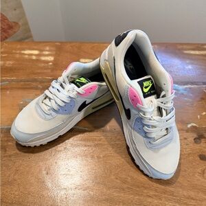 Nike Air Max with Cream and Pink Highlights